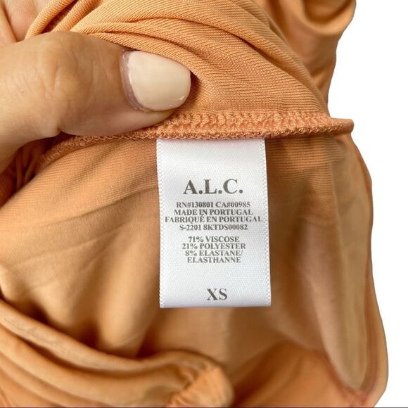 A.L.C Adrienne Dress in Mandarin - Picture 9 of 12